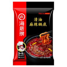 海底撈 清油麻辣鍋底, 正宗四川手法 勁辣過癮, 220g, 2包