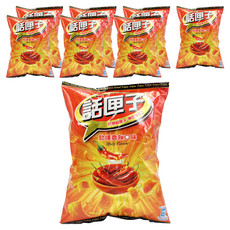 波卡 話匣子 玉米片 勁爆香辣, 52g, 8包