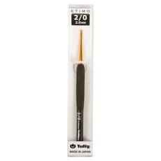 日本 Tulip Etimo系列 灰柄編織用鉤針, 2.0mm, 2/0(2mm), 1支