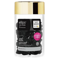 意立詩 ellips 摩洛哥護髮膠囊 強韌亮澤黑桃花 1ml x 50粒, 免沖免洗 護髮柔順, 50ml, 1罐
