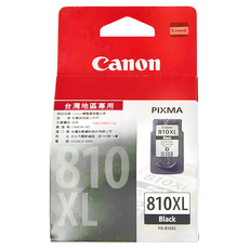 Canon 佳能 原廠墨水匣 PG-810XL, 黑色, 1個