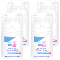 施巴嬰兒全效柔護面霜，含維生素B5, 50ml, 4瓶