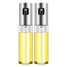 銀蓋 噴油瓶 100ml, ABS 玻璃材質 噴霧式, 2個