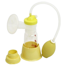 ChuChu 啾啾 手動吸乳器, 日本製, 黃色, 1入