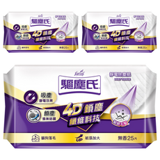 farcent 花仙子 驅塵氏 靜電除塵紙 25張, 3包