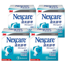 3M Nexcare 通氣膠帶 Micropore 透氣不易過敏不易脫落, 914cm, 4個