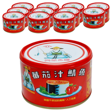 同榮 番茄汁鯖魚罐頭 3罐, 保證不添加防腐劑、人工色素, 230g, 12罐
