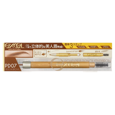 Excel 3合1持久造型眉筆 - #PD07 摩卡棕, 眉粉眉筆眉刷, 防水防暈染, 1支