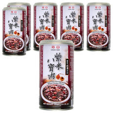 巧口 紫米八寶粥, 精選多種食材, 營養豐富, 口感豐富, 層次分明, 350g, 6罐