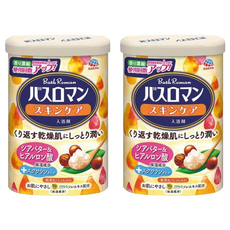 Bath Roman 護膚型 角鯊烷配方入浴劑, 乳木果+玻尿酸, 滋潤保濕, 600g, 2罐