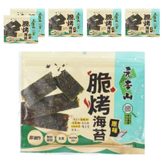 元本山 脆烤海苔 原味, 34g, 6包