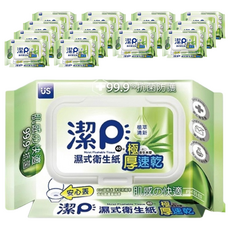 US baby 優生 濕式衛生紙 植萃清新, 99.9%抗菌, 弱酸性配方, 全家適用, 厚不易破, 100%原生木漿, 100%可沖馬桶, 40張, 15包