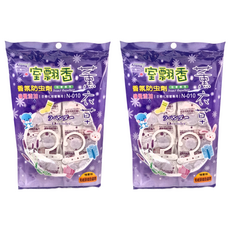 室翲香 薰衣草香氛防蟲劑, 衣櫥化妝室專用IN-010, 增量版和紙掛裝防蟲劑, 2包