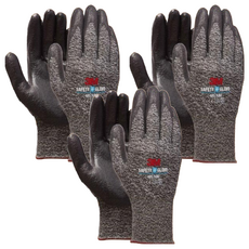 3M 耐用型多用途DIY手套 MS-100, 灰色, 3雙