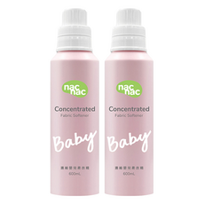 nac nac 濃縮嬰兒柔衣精, 600ml, 2瓶