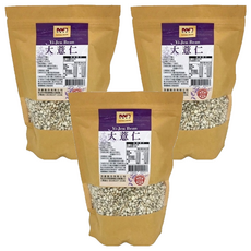 茂喜食品 泰國大薏仁, 400公克, 無添加防腐劑及色素, HACCP及ISO22000認證, 400g, 3包