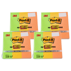 3M Post-it 利貼 狠黏便條紙, 混色, 270張, 4組