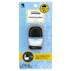 KOBAYASHI 小林製藥 Sawaday 車用夾式芳香劑, Parfum Aqua Clip, 中性清新香味, 海洋香, 1個