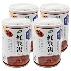 青葉 紅豆湯, 萬丹紅豆, 特選在地契作, 遵循古法熬煮, 250公克, 250g, 4罐