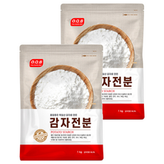 O.Q.B 太白粉，99.9%德國產馬鈴薯澱粉, 1kg, 2包
