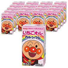 meiji 明治 麵包超人幼兒草莓牛奶, 125ml, 18入