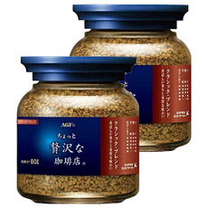 AGF 微奢華咖啡店 華麗醇厚咖啡, 80g, 2罐