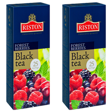 RISTON 瑞斯頓 森林莓果紅茶, 25茶包, 斯里蘭卡頂級茶葉, 2g, 25包, 2盒