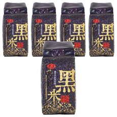 池上黑米, 600g, 5包