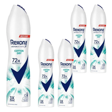 Rexona 蕊娜 制汗爽身噴霧 清新舒棉 72H, 135ml, 5瓶