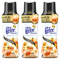 Lenor 蘭諾 衣物芳香豆 甜柔麝香, 450ml, 3瓶