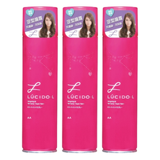 LUCIDO-L 樂絲朵 強力定型噴霧, 定型噴霧 不僵硬 不黏膩, 291ml, 200g, 3瓶