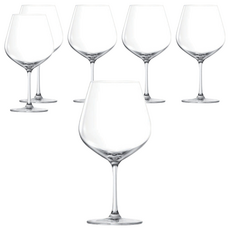 LUCARIS 東京系列 無鉛水晶勃根地紅酒杯 740ml 6入, 6個
