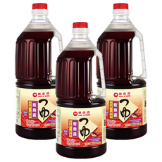 萬家香 鰹魚露, 1500毫升, 適用於各種中日式料理, 口感鹹甜適中, 1.5L, 3瓶