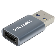 POLYWELL 寶利威爾 5Gbps USB 3.0Type-A轉Type-C 轉接器 單面, 單一商品, 1個