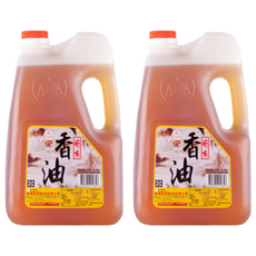 福壽實業 好味香油 3公升，古法製成，適用於沾、拌、炒、淋, 3L, 2桶