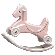 Jane&Nini Toy 3合1多功能音樂搖搖馬 80 x 37 x 46cm 3歲以上 優雅粉, 1個