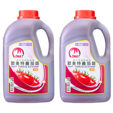 OMAT 歐美特 蕃茄醬, 無添加防腐劑，淨重3.15公斤, 3.15kg, 2桶
