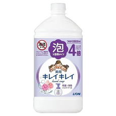 LION 獅王 趣淨 泡沫洗手慕斯補充瓶 花香, 800ml, 1瓶
