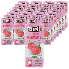 KLIM 克寧 草莓優酪乳, 含膳食纖維 促進消化, 法國進口益生菌, 198ml, 36入