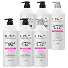 KERASYS 可瑞絲 植萃系抗損洗潤組 洗髮精 750ml*2 + 潤髮乳 750ml*1, 重度損傷髮用, 2組
