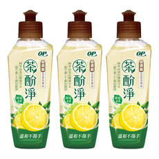 OP 茶酚淨洗潔精 檸檬茶萃, 300g, 3瓶