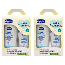 Chicco 寶貝嬰兒植萃洗髮沐浴 超值組，溫和清潔，成分天然，環保愛地球, 2組