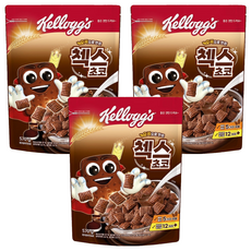 Kellogg's 家樂氏 COCO 可可猴 巧克力格格脆麥片, 570g, 3包