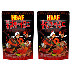 HBAF 杏仁果 火辣雞風味, 香辣酸爽, 挑戰味蕾, 120g, 2包