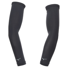 Mizuno 美津濃 彈性涼感袖套 抗紫外線 防曬必備 UPF50 32TYBG0409, 黑, 1雙