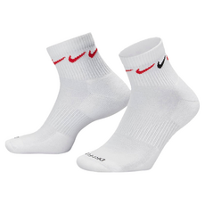 NIKE 耐吉 男女 基本款短襪 U NK EVERYDAY PLUS CUSH ANKLE, DH3827902L, 3雙