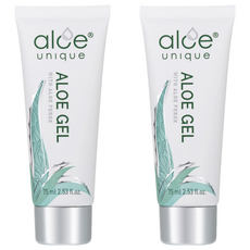 aloe unique 優尼客 蘆薈凝膠 75ml 含開普蘆薈, 2條
