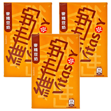 Vitasoy 維他奶 麥精豆奶, 250ml, 3入