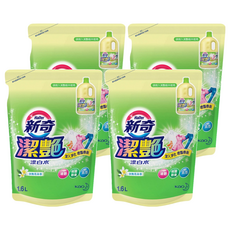 Haiter 新奇潔艷漂白水補充包，高效去漬增艷, 1.6L, 4包