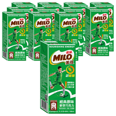 MILO 美祿 經典原味巧克力麥芽飲品, 優質蛋白 活力B群 水解大麥, 198ml, 12入